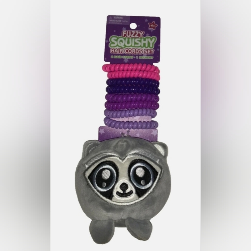 NEW Fuzzy Squishy Hair Cords Set.